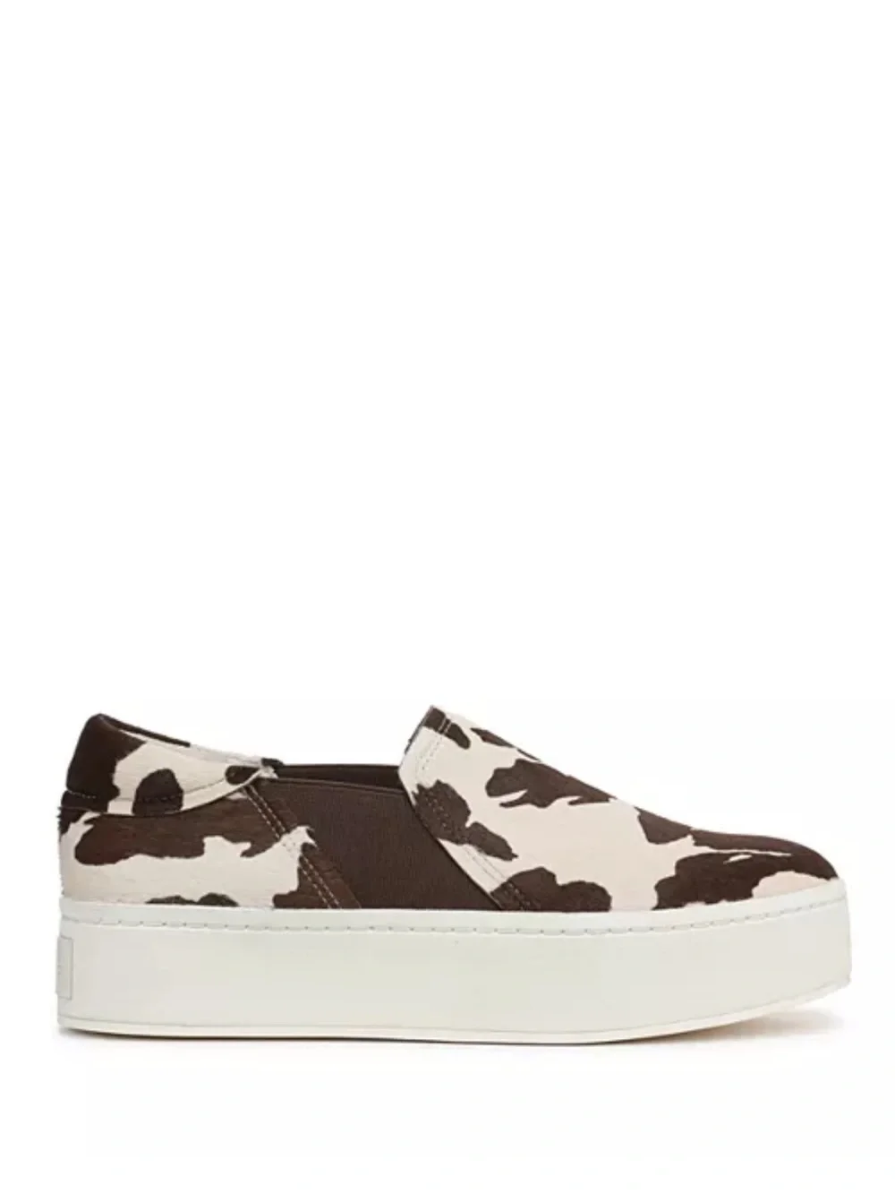 Vince Warren II Calf Hair Slip On Platform Sneakers 6.5 Moonlight Multi